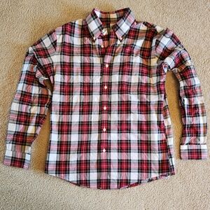 Brooks Brothers Regent Men's Plaid Shirt - Size Medium
